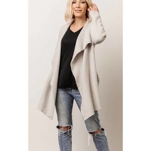 Ellison Lapel Cardigan- BalticBorn